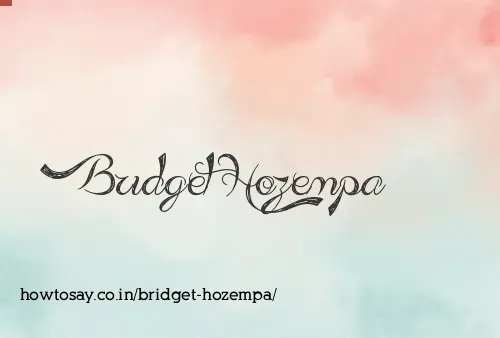 Bridget Hozempa