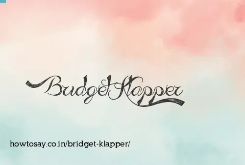 Bridget Klapper