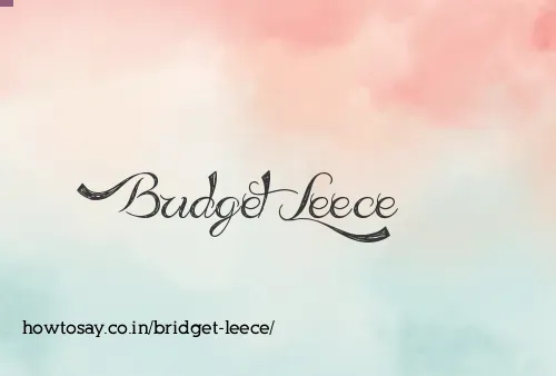 Bridget Leece