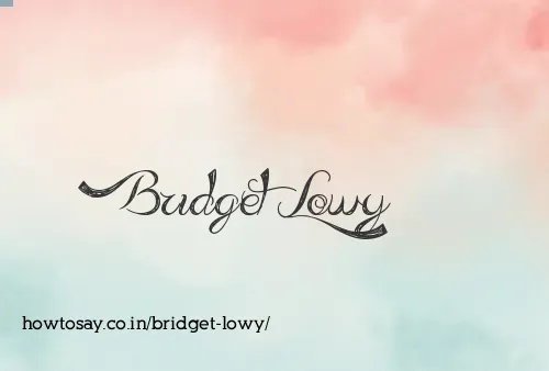 Bridget Lowy