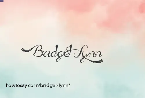 Bridget Lynn