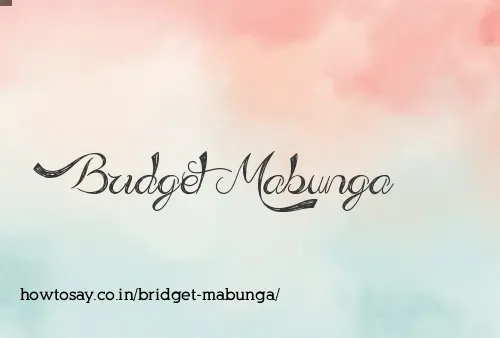 Bridget Mabunga