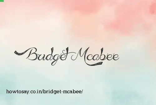 Bridget Mcabee