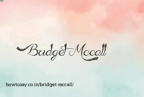 Bridget Mccall