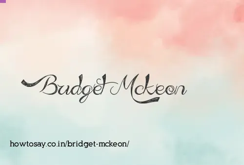 Bridget Mckeon