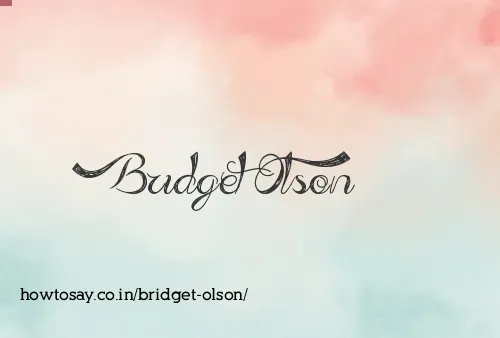 Bridget Olson
