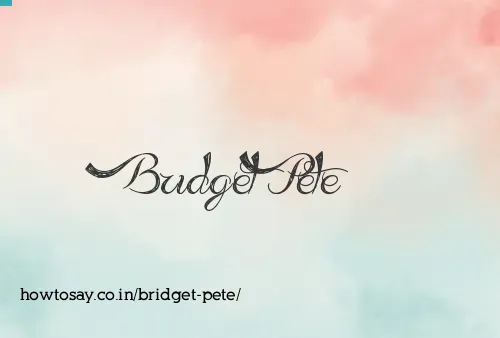Bridget Pete