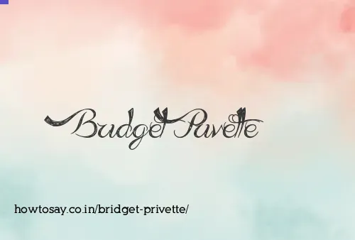 Bridget Privette