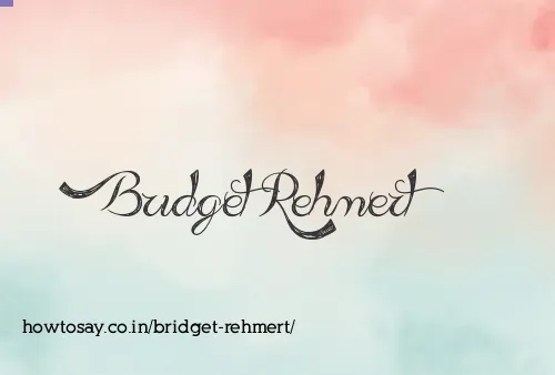 Bridget Rehmert