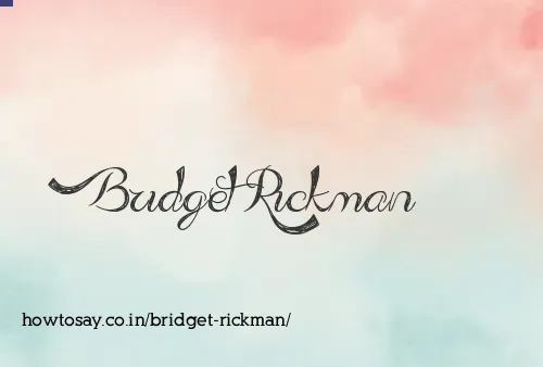 Bridget Rickman