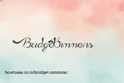 Bridget Simmons