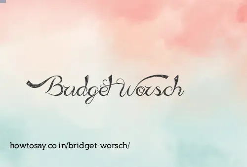 Bridget Worsch