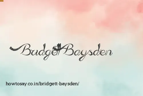 Bridgett Baysden