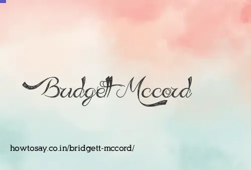 Bridgett Mccord