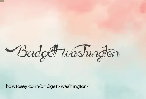 Bridgett Washington
