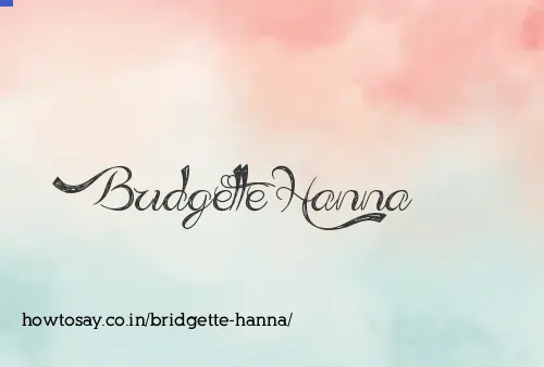 Bridgette Hanna