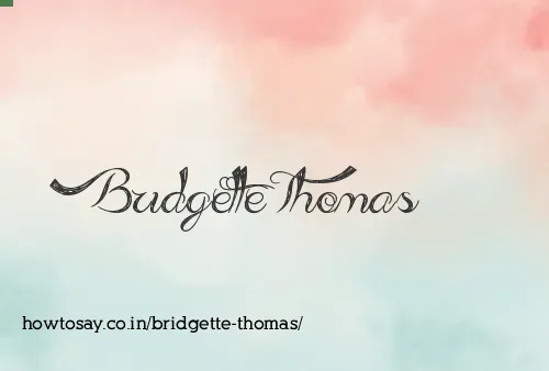 Bridgette Thomas