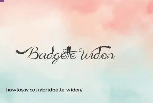 Bridgette Widon