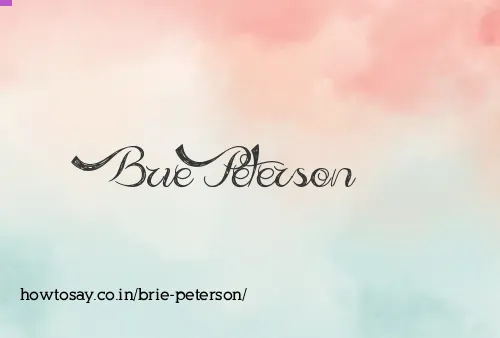Brie Peterson