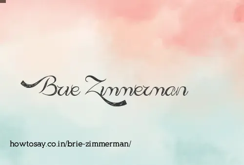 Brie Zimmerman