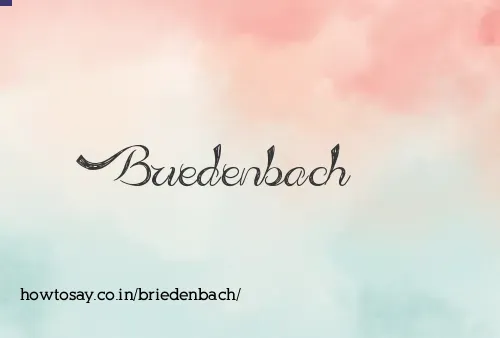 Briedenbach
