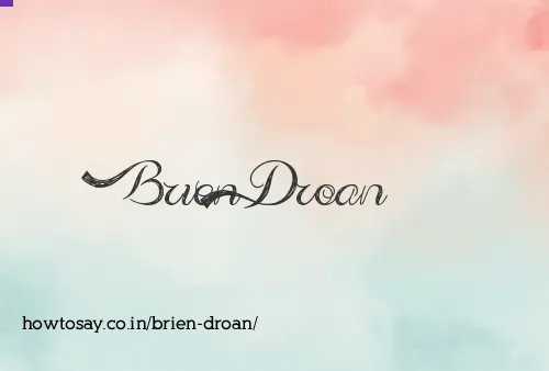 Brien Droan