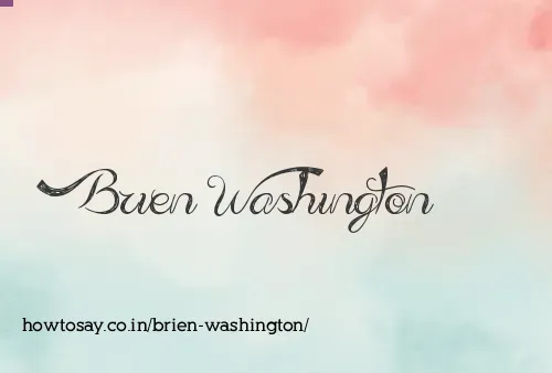 Brien Washington