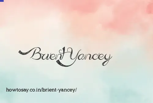 Brient Yancey
