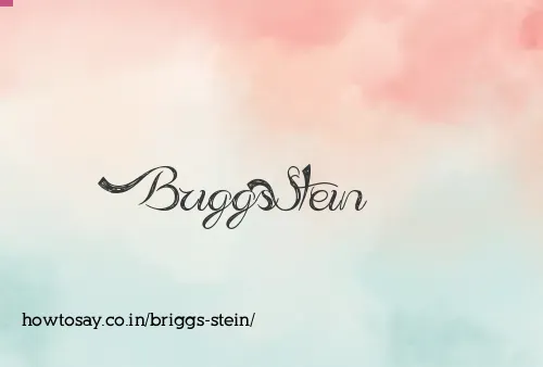 Briggs Stein