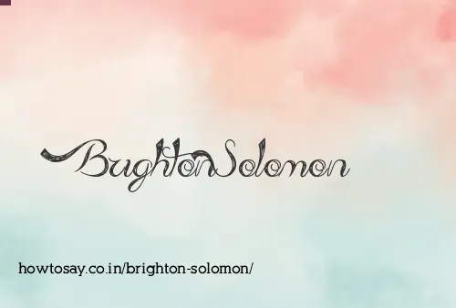 Brighton Solomon
