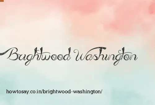 Brightwood Washington