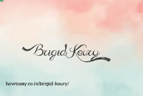Brigid Koury