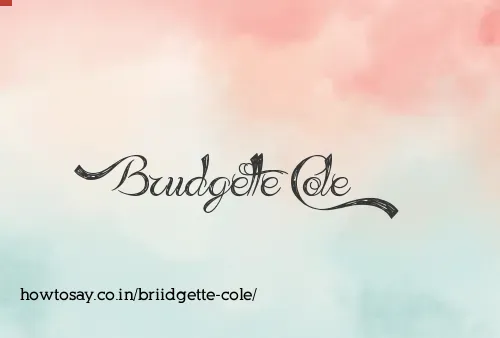 Briidgette Cole
