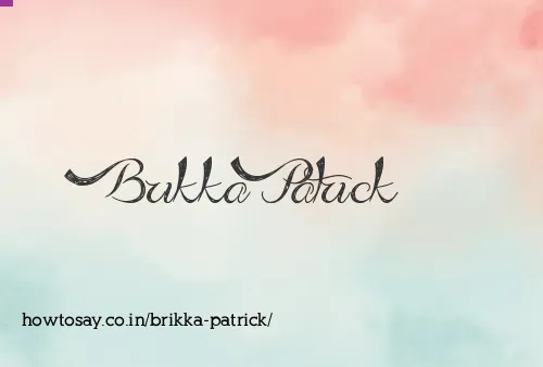 Brikka Patrick