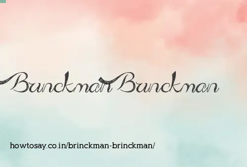 Brinckman Brinckman