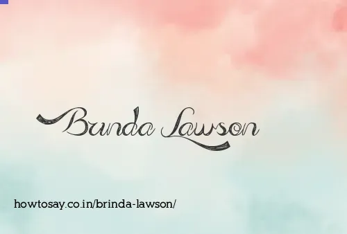 Brinda Lawson