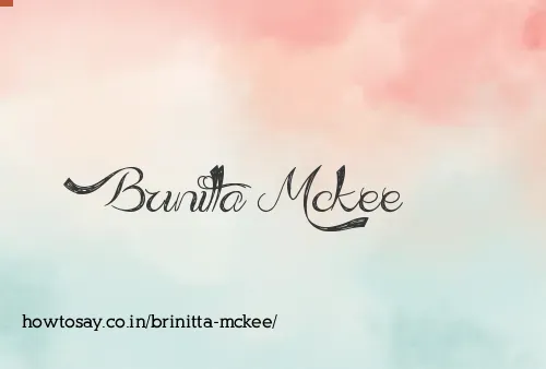 Brinitta Mckee