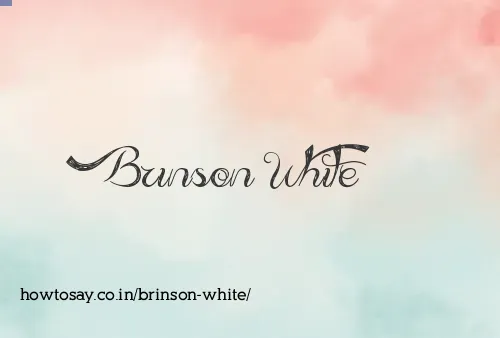 Brinson White