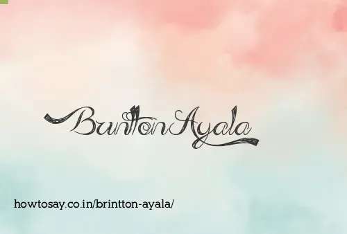 Brintton Ayala