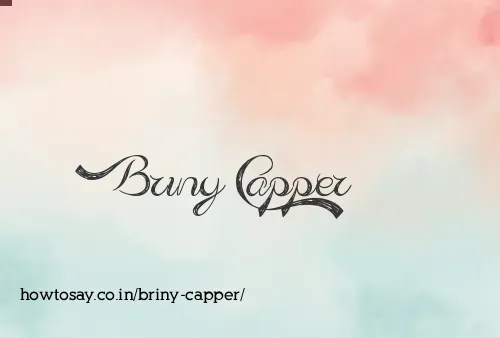 Briny Capper
