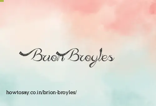 Brion Broyles