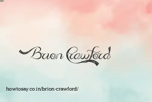Brion Crawford