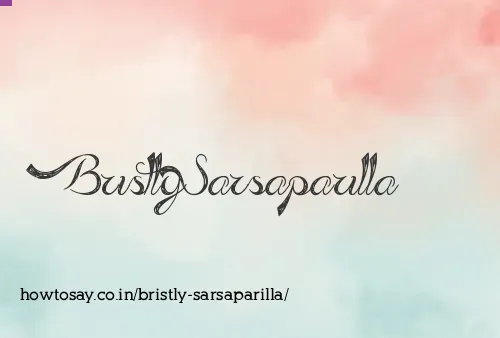 Bristly Sarsaparilla