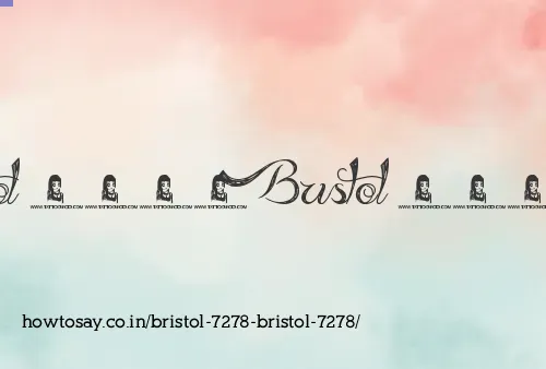 Bristol 7278 Bristol 7278