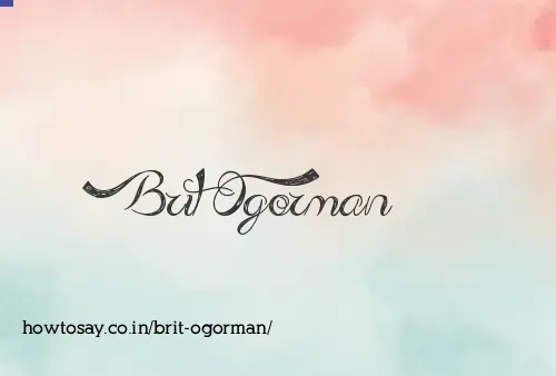 Brit Ogorman
