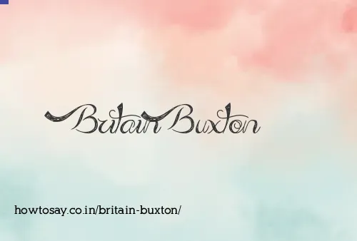 Britain Buxton