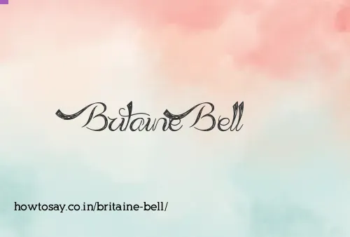 Britaine Bell