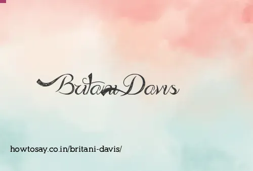 Britani Davis