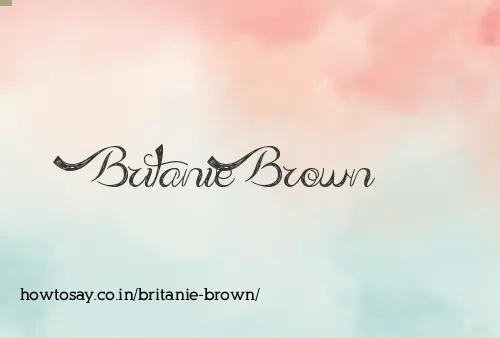 Britanie Brown