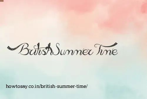 British Summer Time